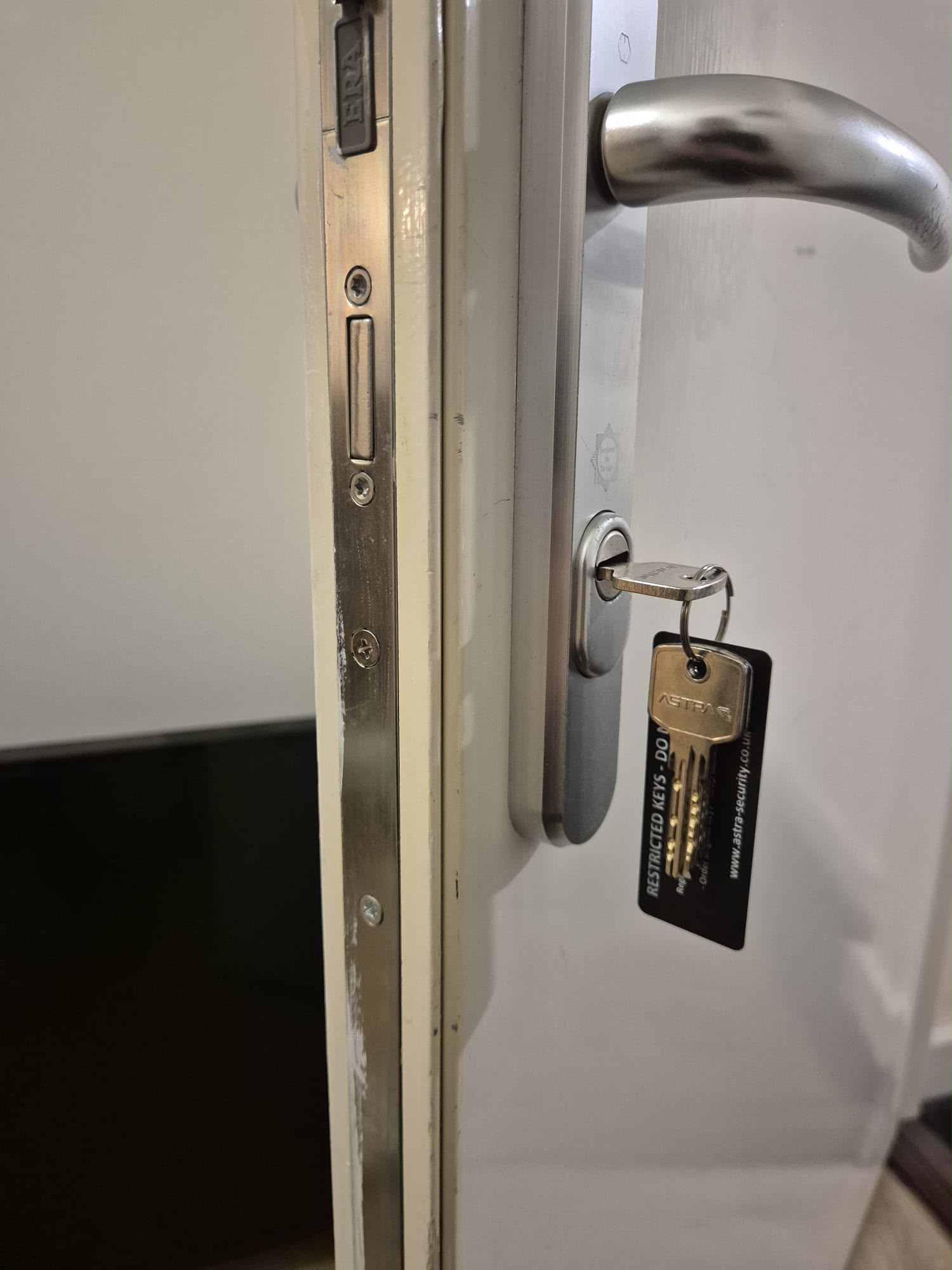 ERA multi-point door lock mechanism with euro cylinder